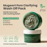 Axis-Y Mugwort Pore Clarifying Wash Off Pack 100ml - Image 2