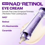 Numbuzin No.9 NAD Retinol Volumetox Eye Cream 10ml - Image 2
