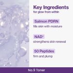 Numbuzin No.9 NAD PDRN Glow Boosting Toner 150ml - Image 5