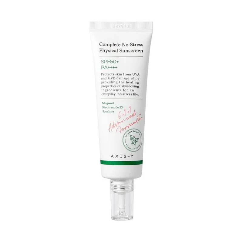 AXIS-Y_Complete_No-Stress_Physical_Sunscreen_V3_SPF50 Axis-Y *Renewal* Complete No-Stress Physical Sunscreen 50ml - Image 1
