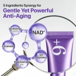 Numbuzin No.9 NAD Retinal Volumetox Eye Cream 20ml (Tube) - Image 2